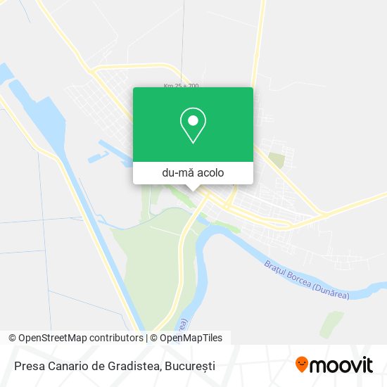 Hartă Presa Canario de Gradistea