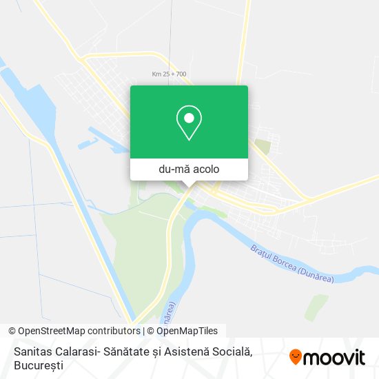 Hartă Sanitas Calarasi- Sănătate şi Asistenă Socială