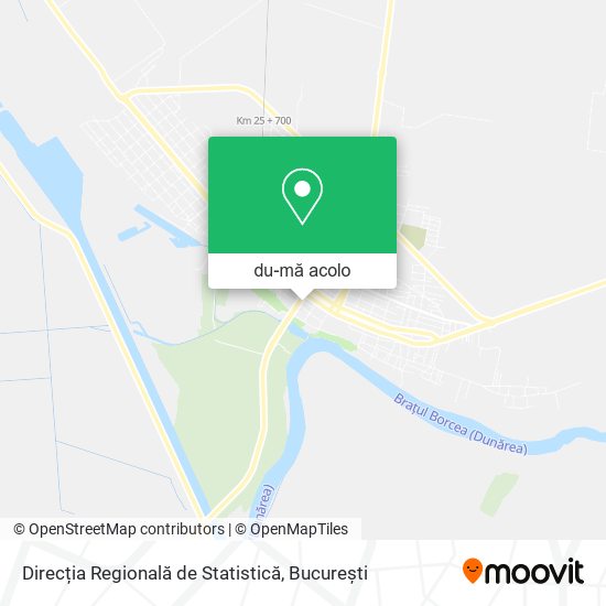 Hartă Direcția Regională de Statistică