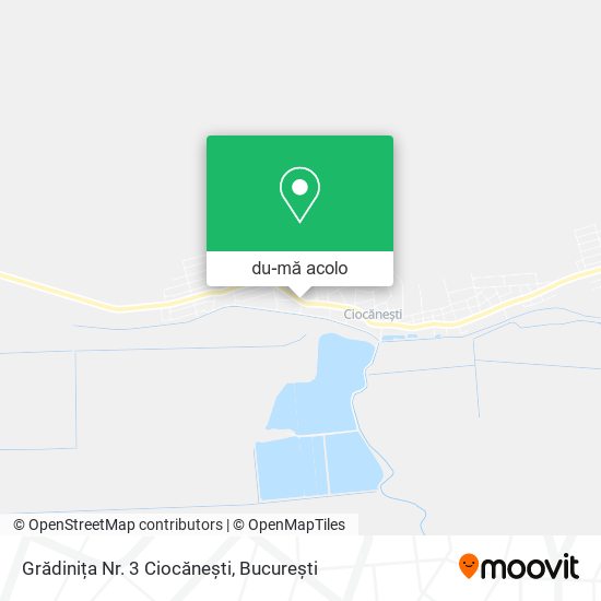 Hartă Grădinița Nr. 3 Ciocănești