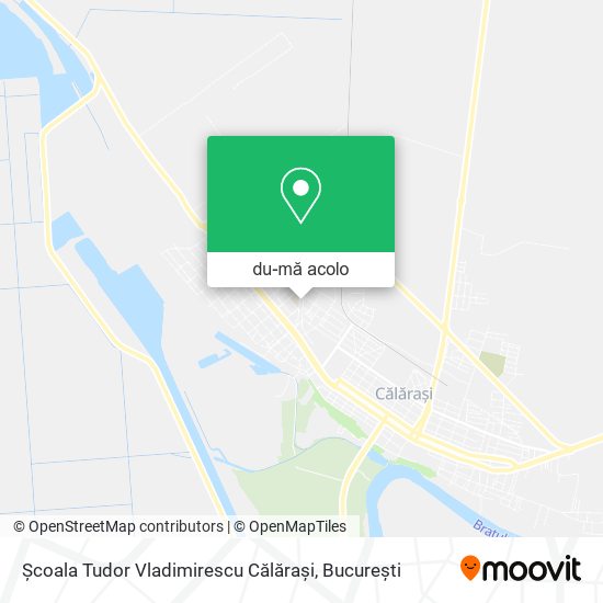Hartă Școala Tudor Vladimirescu Călărași
