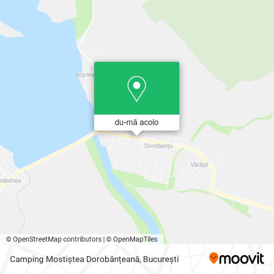 Hartă Camping Mostiștea Dorobănțeană