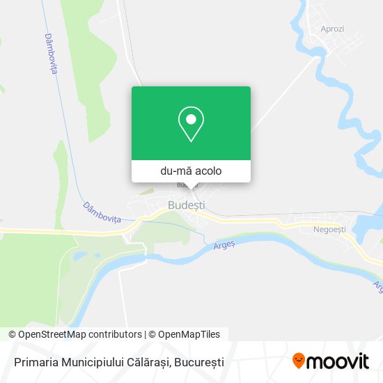 Hartă Primaria Municipiului Călărași