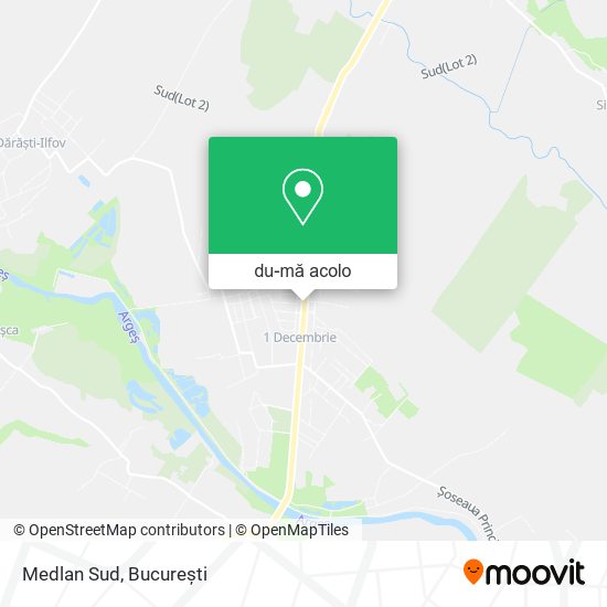 Hartă Medlan Sud