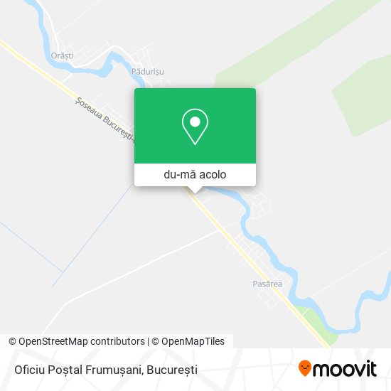 Hartă Oficiu Poștal Frumușani