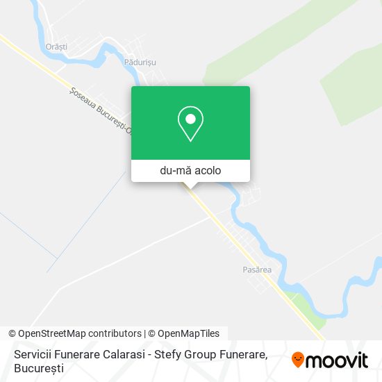 Hartă Servicii Funerare Calarasi - Stefy Group Funerare