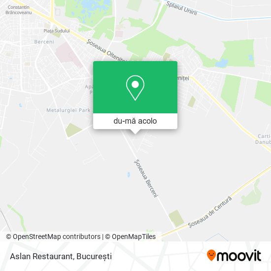 Hartă Aslan Restaurant