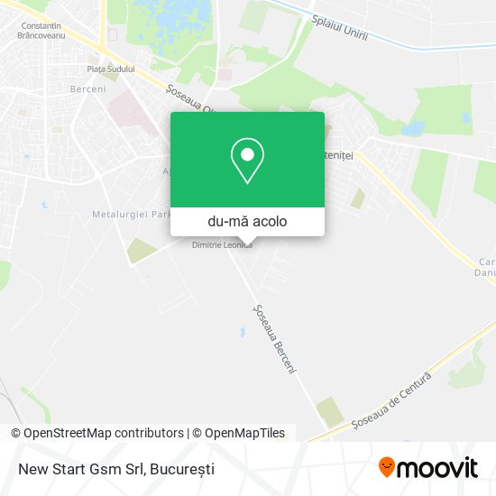Hartă New Start Gsm Srl