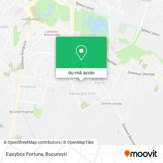 Hartă Easybox Fortuna