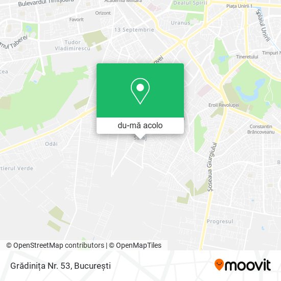 Hartă Grădinița Nr. 53