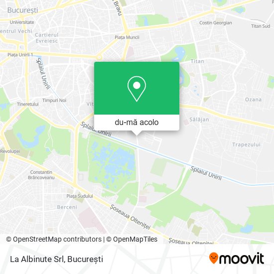Hartă La Albinute Srl