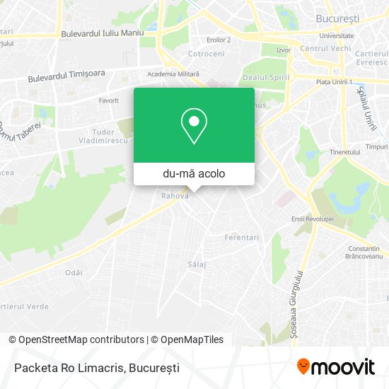 Hartă Packeta Ro Limacris