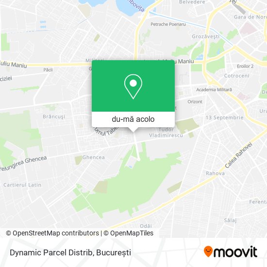 Hartă Dynamic Parcel Distrib