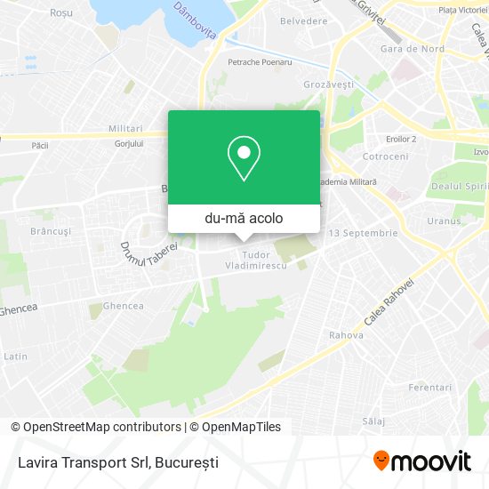 Hartă Lavira Transport Srl