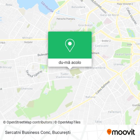 Hartă Sercatni Business Conc