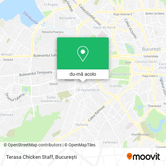 Hartă Terasa Chicken Staff