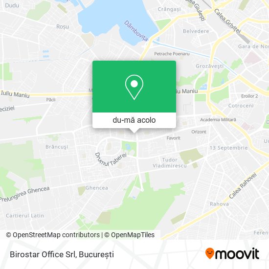 Hartă Birostar Office Srl