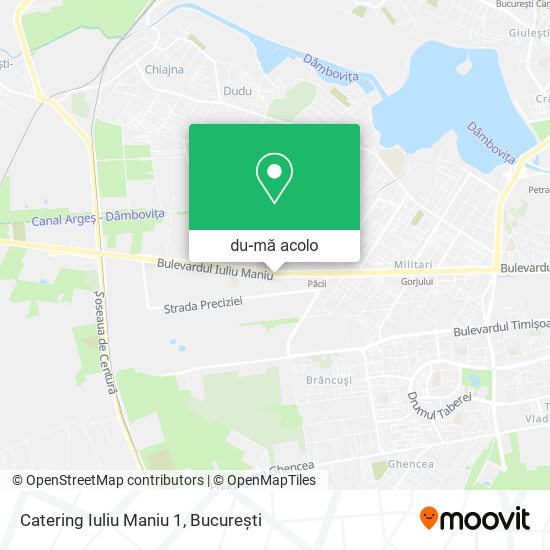 Hartă Catering Iuliu Maniu 1