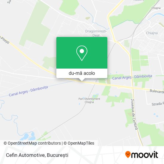 Hartă Cefin Automotive