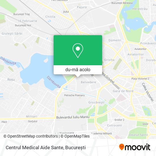 Hartă Centrul Medical Aide Sante