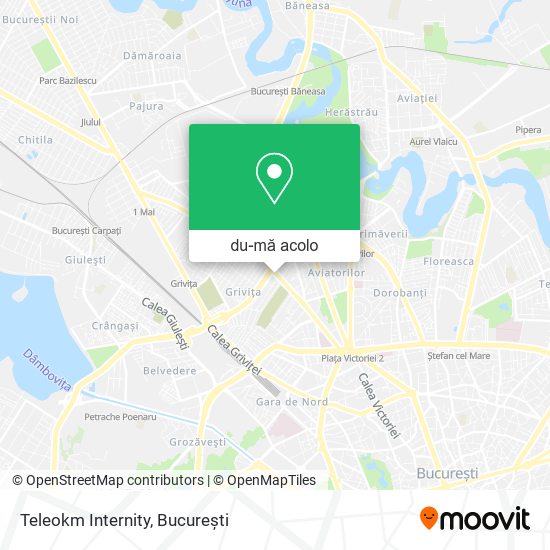 Hartă Teleokm Internity