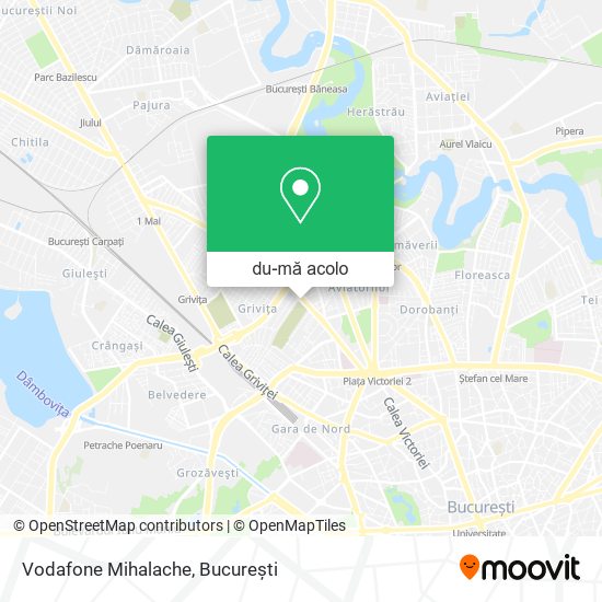 Hartă Vodafone Mihalache