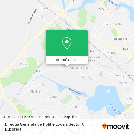 Hartă Direcția Generala de Politie Locala Sector 6