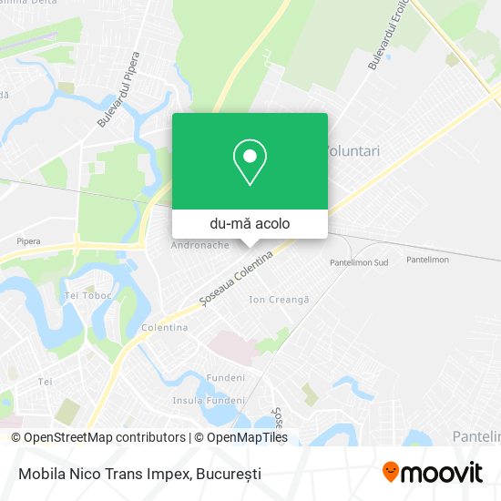 Hartă Mobila Nico Trans Impex