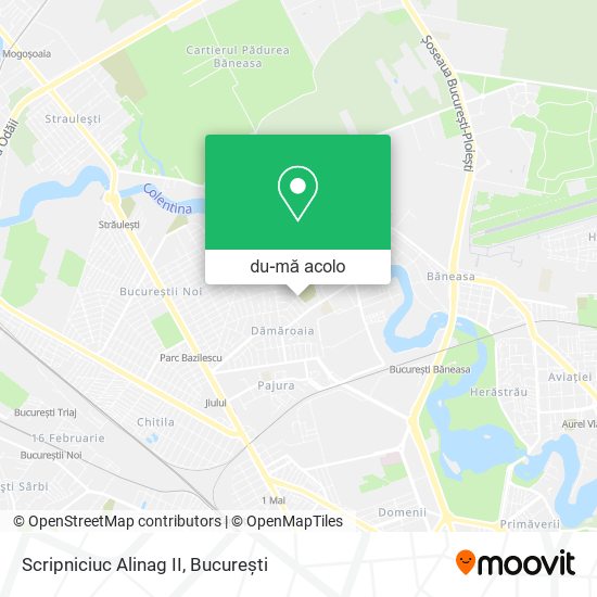 Hartă Scripniciuc Alinag II