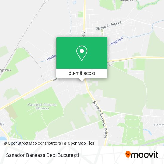 Hartă Sanador Baneasa Dep
