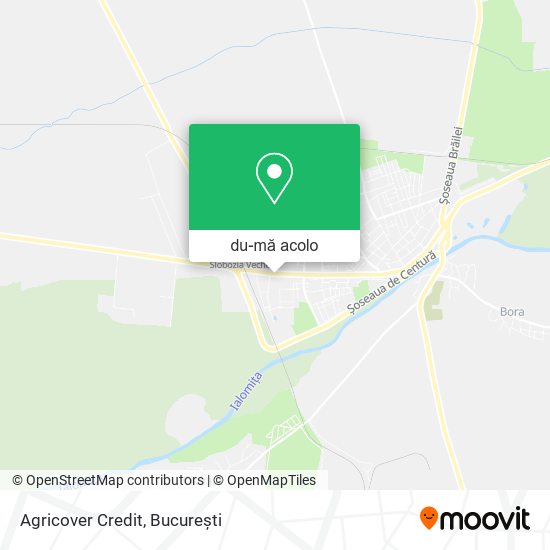Hartă Agricover Credit