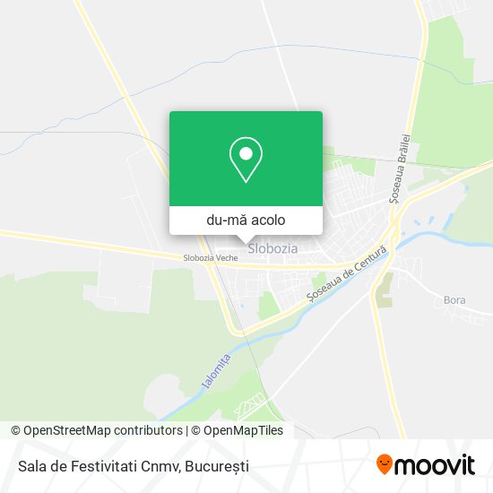 Hartă Sala de Festivitati Cnmv