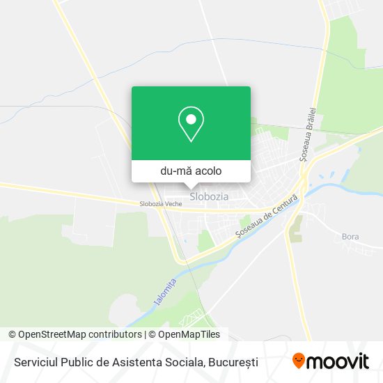 Hartă Serviciul Public de Asistenta Sociala