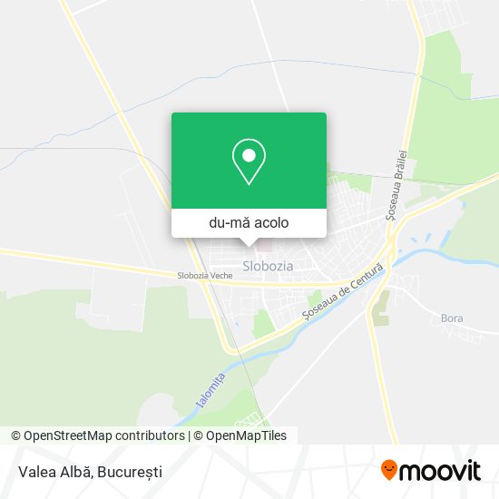 Hartă Valea Albă