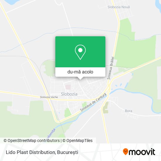Hartă Lido Plast Distribution
