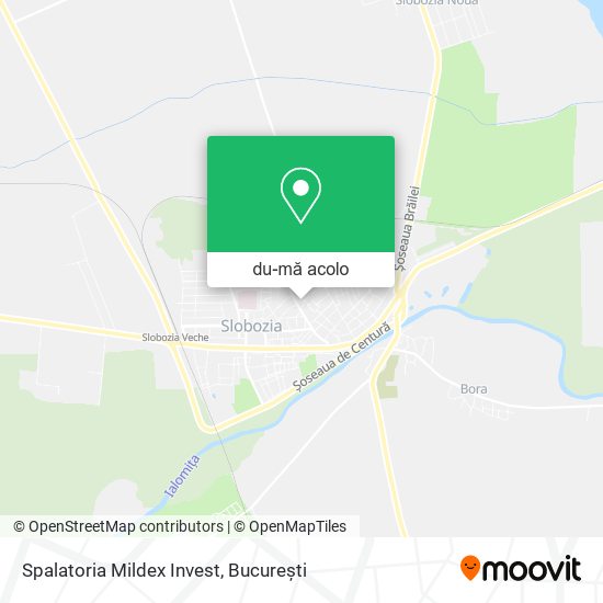 Hartă Spalatoria Mildex Invest
