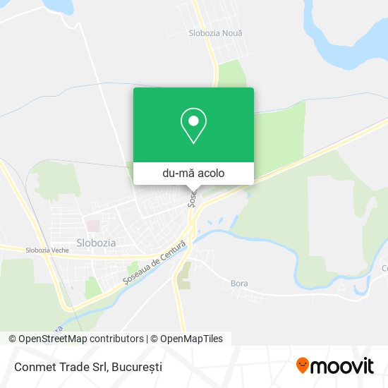 Hartă Conmet Trade Srl