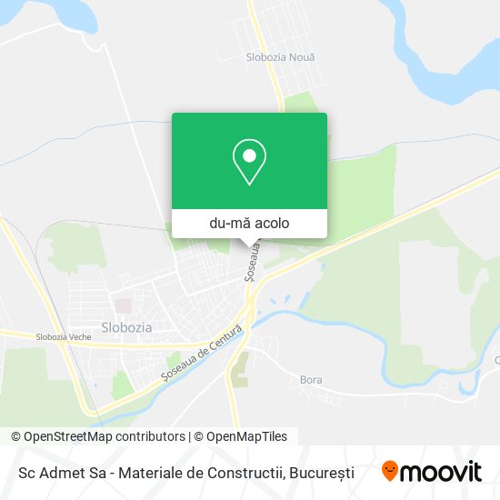 Hartă Sc Admet Sa - Materiale de Constructii