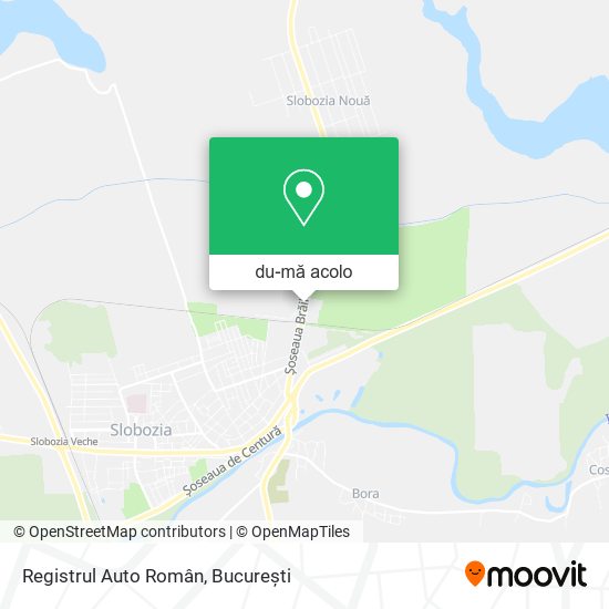 Hartă Registrul Auto Român
