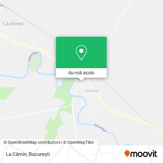 Hartă La Cămin