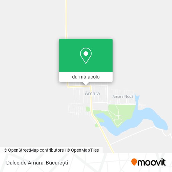 Hartă Dulce de Amara