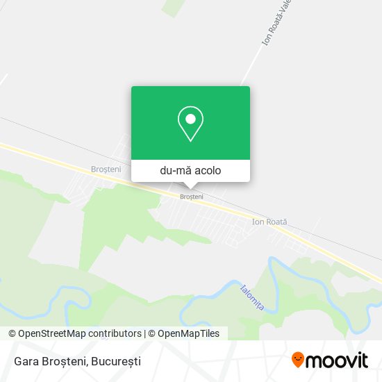 Hartă Gara Broșteni