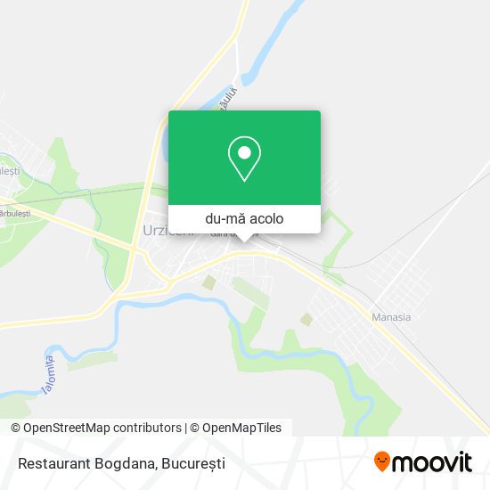 Hartă Restaurant Bogdana