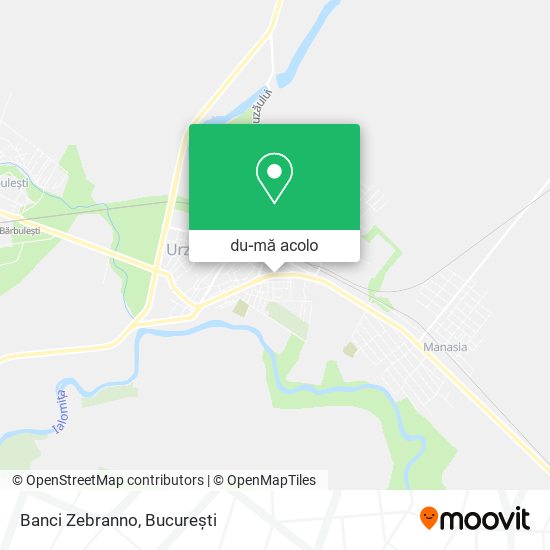 Hartă Banci Zebranno
