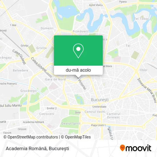 Hartă Academia Română