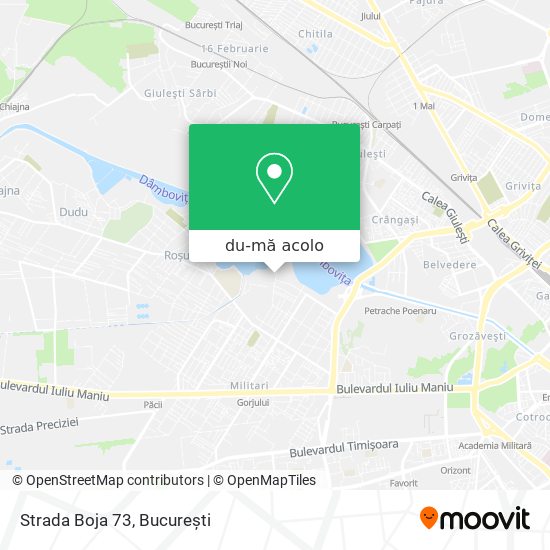Hartă Strada Boja 73