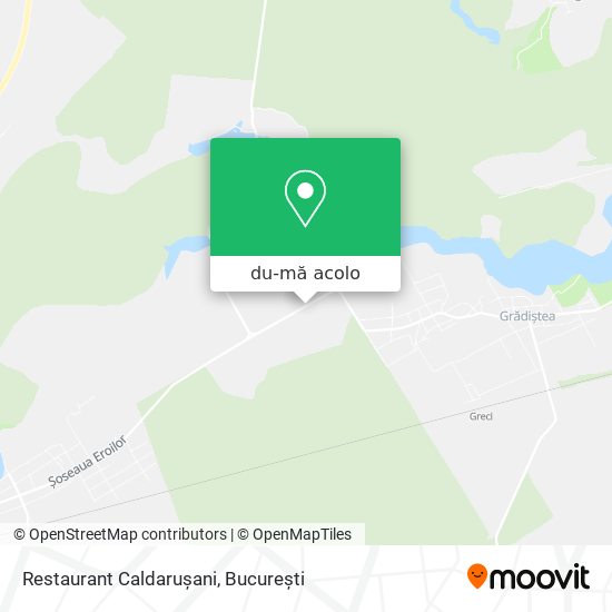 Hartă Restaurant Caldaruşani