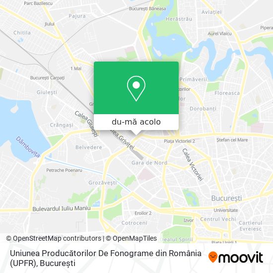 Hartă Uniunea Producătorilor De Fonograme din România (UPFR)