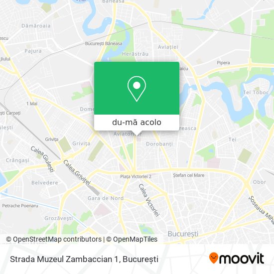 Hartă Strada Muzeul Zambaccian 1