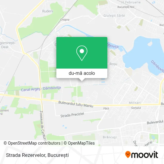 Hartă Strada Rezervelor